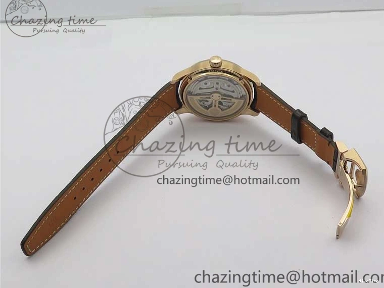 MIROTIME 0218 Compact Portugieser Perpetual Calendar IW503302 RG V9F 1:1 Best Edition White Dial on Brown Leather Strap A 7113